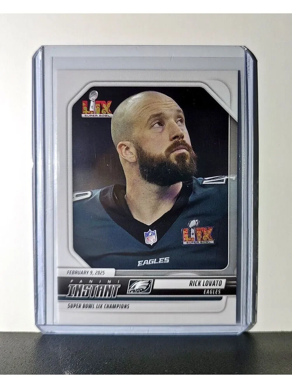 Rick Lovato 2024 Panini Super Bowl LIX Champions NFL #29 Football Card Eagles